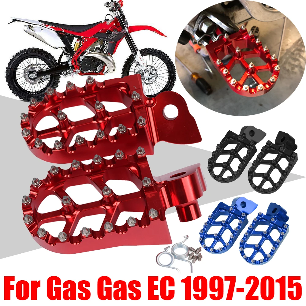 For Gasgas Gas Gas EC50 EC125 EC200 EC250 EC300 EC450 EC515 EC 1997 - 2015 Accessories Foot Pegs Rests Footrest Footpegs Pedals