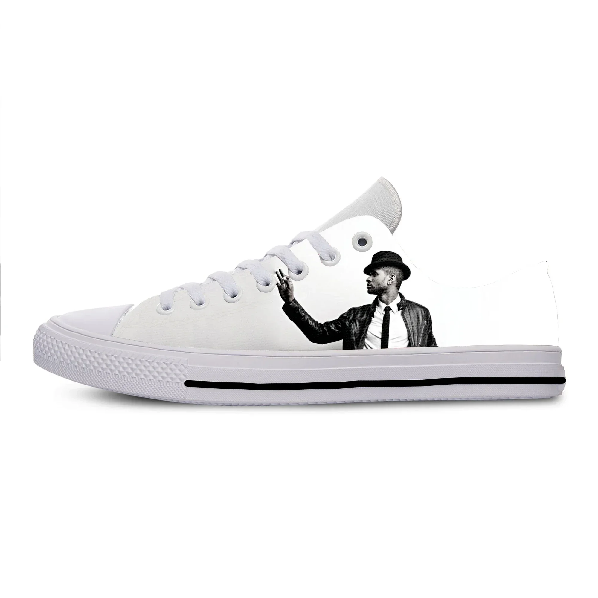

Модные летние кроссовки Hot Cool Fashion Pop: высококачественные повседневные кеды Usher Raymond IV Low Top для мужчин и женщин, новейшая модель