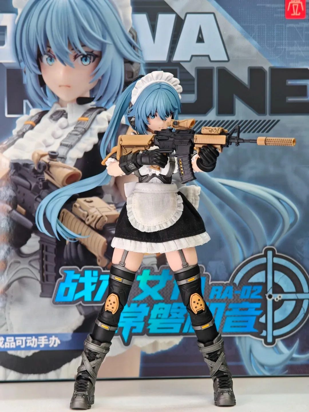 

Brand New In Stock Snail Shell Tactics Maid Joban and Sound Mobile 1/12 Clothed Doll 6inch Action Figure Model Toys Collection