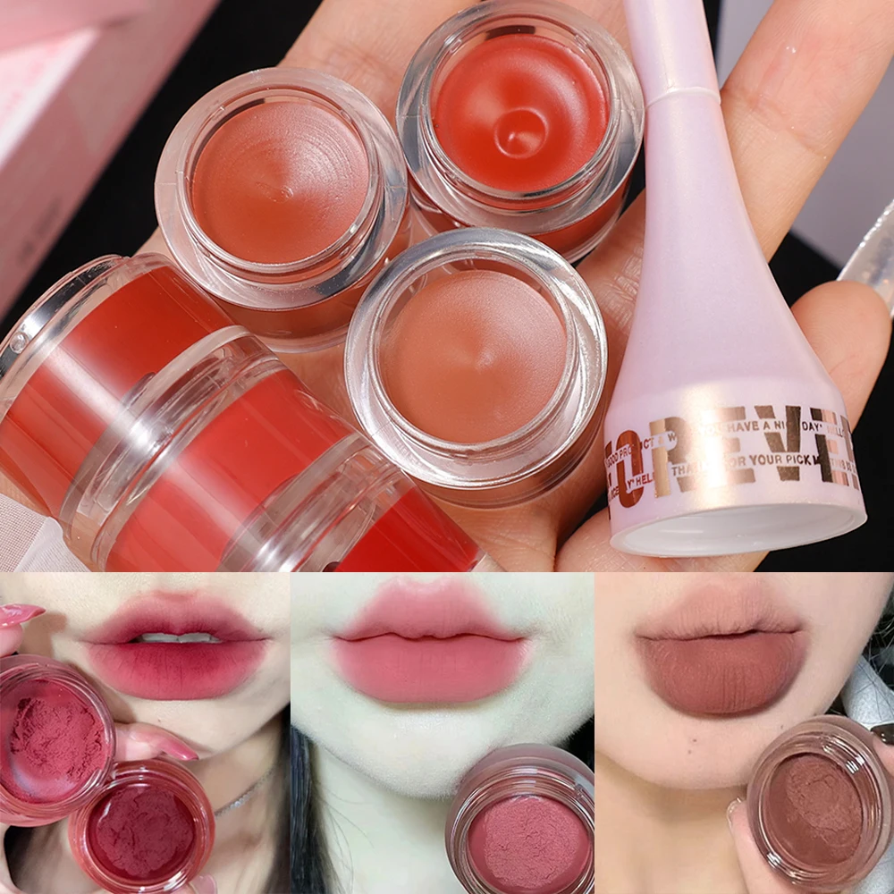 3 color Lipstick Set Non-stick Matte Velvet Lip Mud Combo Waterproof Lasting Sexy Red 3in1 Multilayer Lipgloss Lip Beauty Makeup