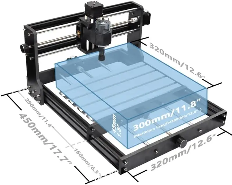 CNC 3018 Y-Axis Extension Kit for For 3018 To 3040 Compatible For 3018 Pro CNC Engraving Milling Machine