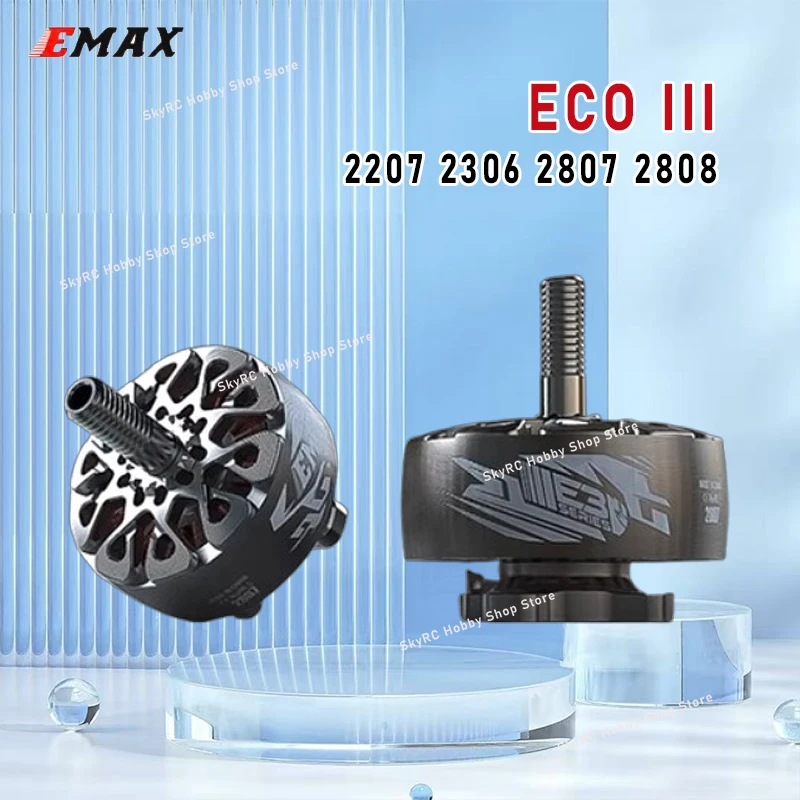 

EMAX ECO III 3-6S 2207 2306 2807 2808 Brushless Motor for RC Models Multicopter FPV DIY Racing Parts