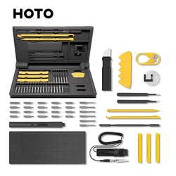 HOTO Precision Screwdriver Kit Pro Equipped with Various S2 Steel Drill Bits Multifunctional Maintenance Tablet Computer Watch