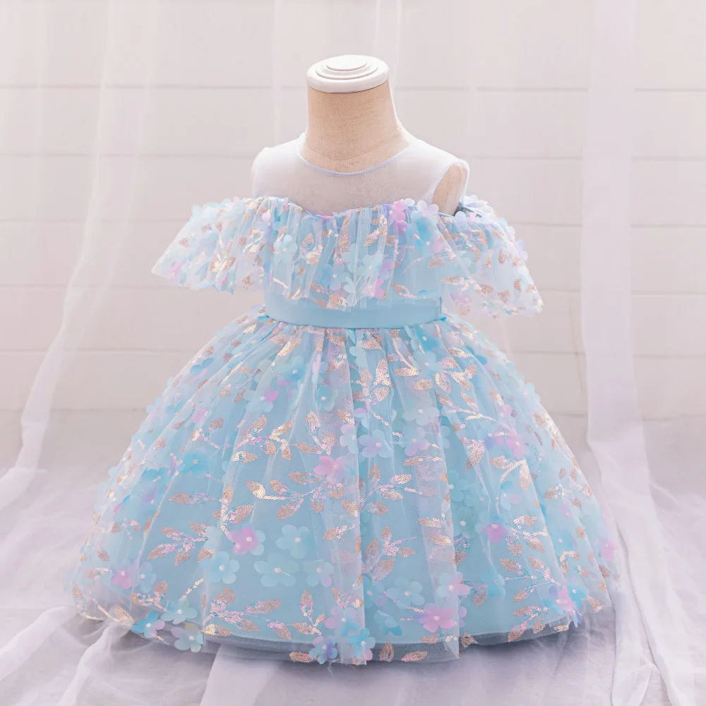 Toddler Kids Girl Princess Dress Korean Version Super Fairy Sling Clothes Baby Summer Fashion Tulle Princess Newborn Vestidos