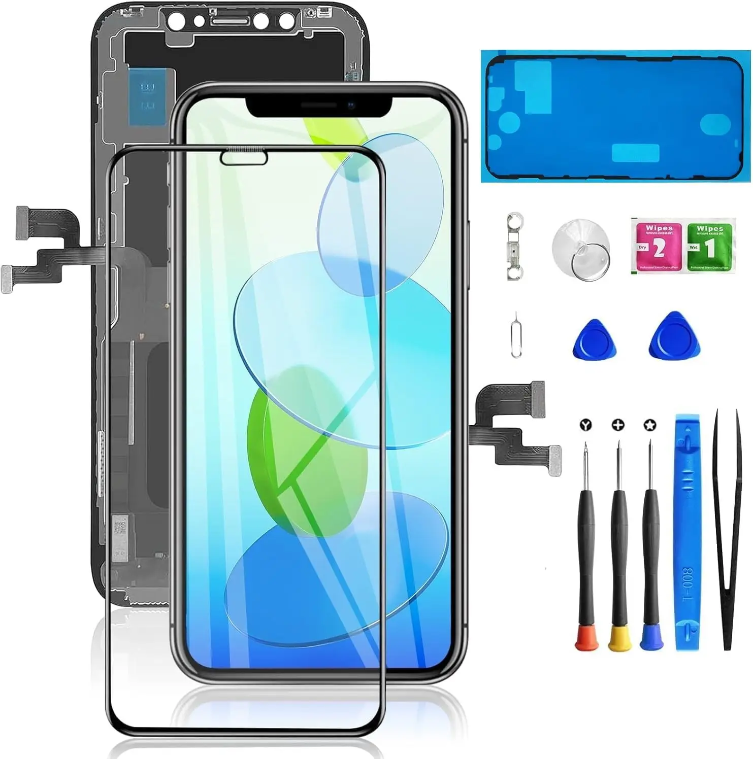 

Замена экрана для iPhone X, 5,8 дюйма, сенсорный ЖК-дисплей 3D Touch, передний дисплейный модуль в сборе