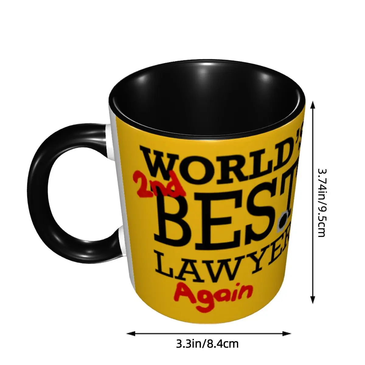 Better Call Saul Coffee Mug DIY Personalized Breaking Worlds 2nd Best Lawyer Bad Ceramic Mug Creative Present