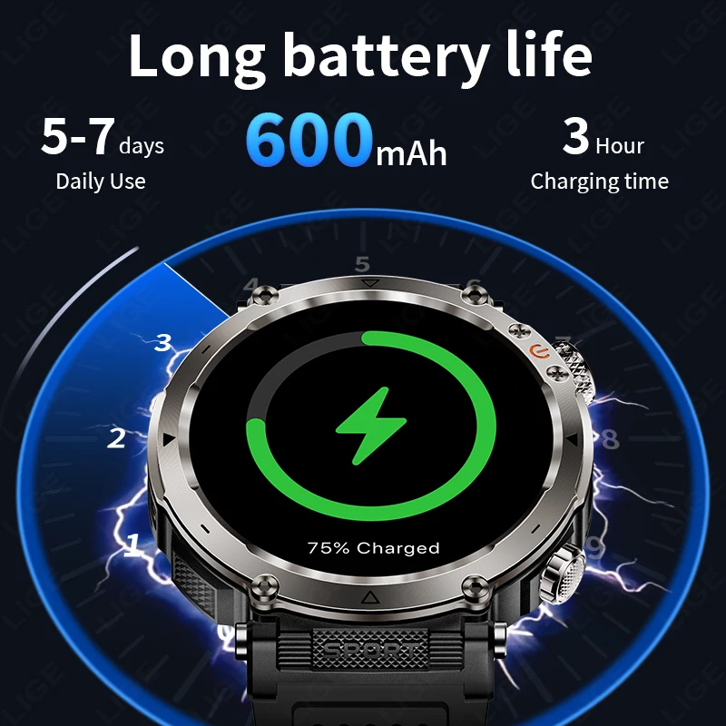 New Military Outdoor Smartwatc - مراجعة Watch Smartwatch وسعره