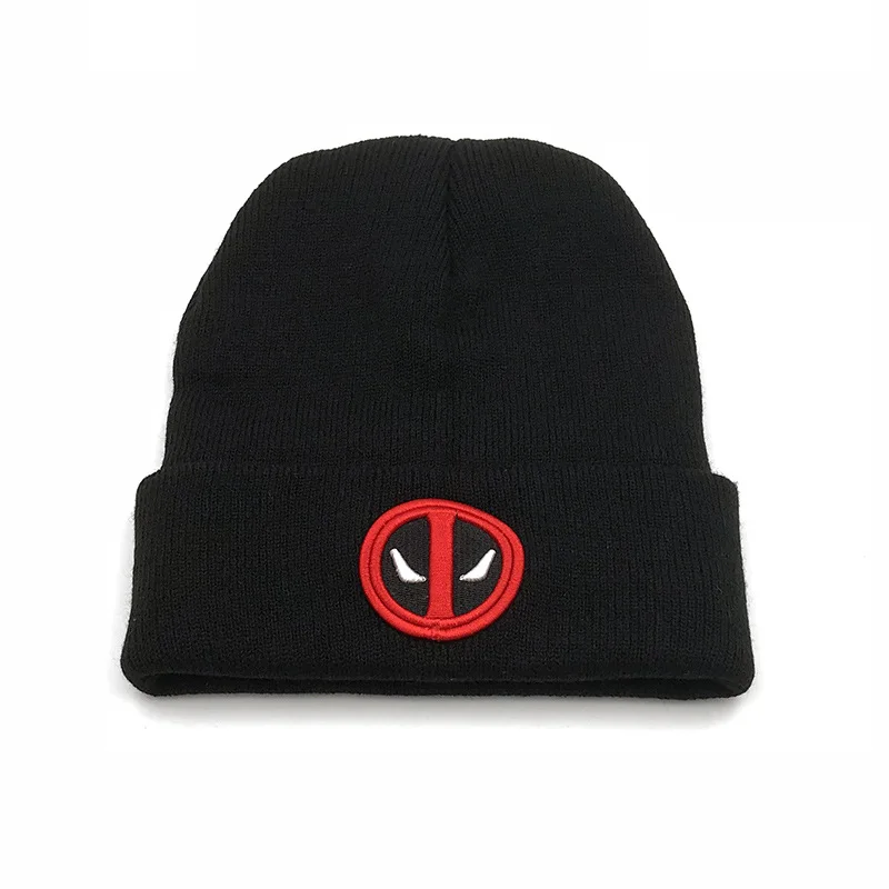 Movie Deadpools 3 Adult Anime Knitted Hat Children Cartoon Cute Knit Cap Winter Casual Warm Accessories Boy Girl Birthday Gifts