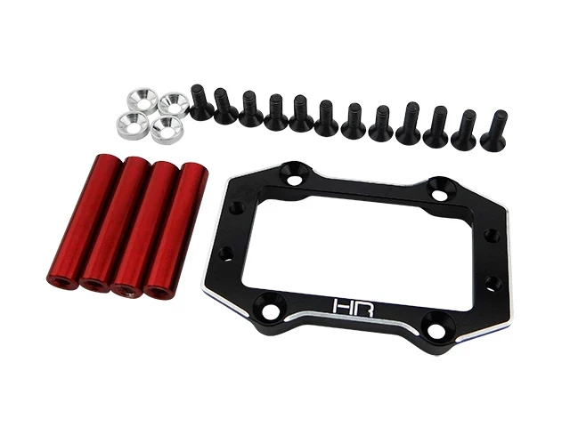 Hot Racing Servo Mount Aluminum Black Replace AR320193 4 Posts 6S Torque Arrma 1/8 BLX​