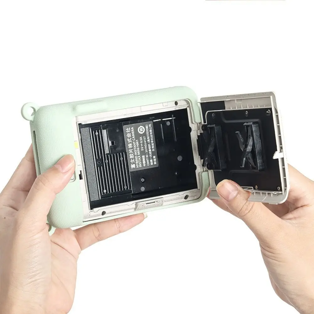 ซิลิโคนกล้องทันทีสีทึบสวมใส่ป้องกันนุ่มกันกระแทกสําหรับ Fujifilm Instax Mini Liplay