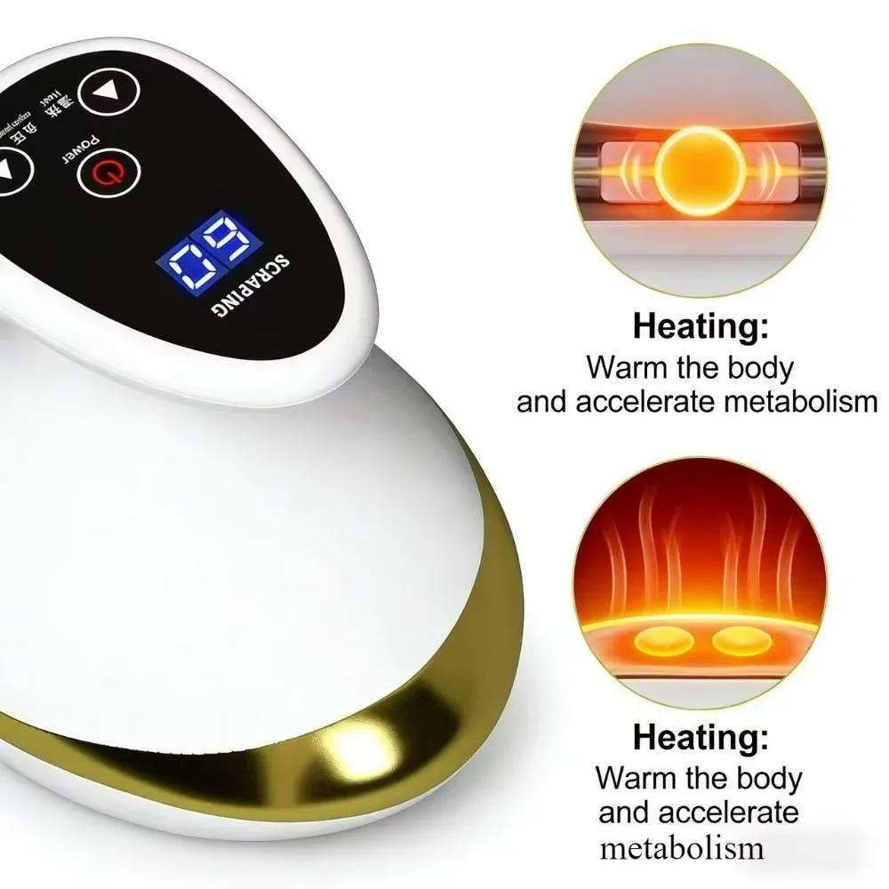 Anti Cellulite Massager Electric Scraping Massager with Suction Cup Rechargeable Home Body Fat Burner Relief Cupping Massager view 4