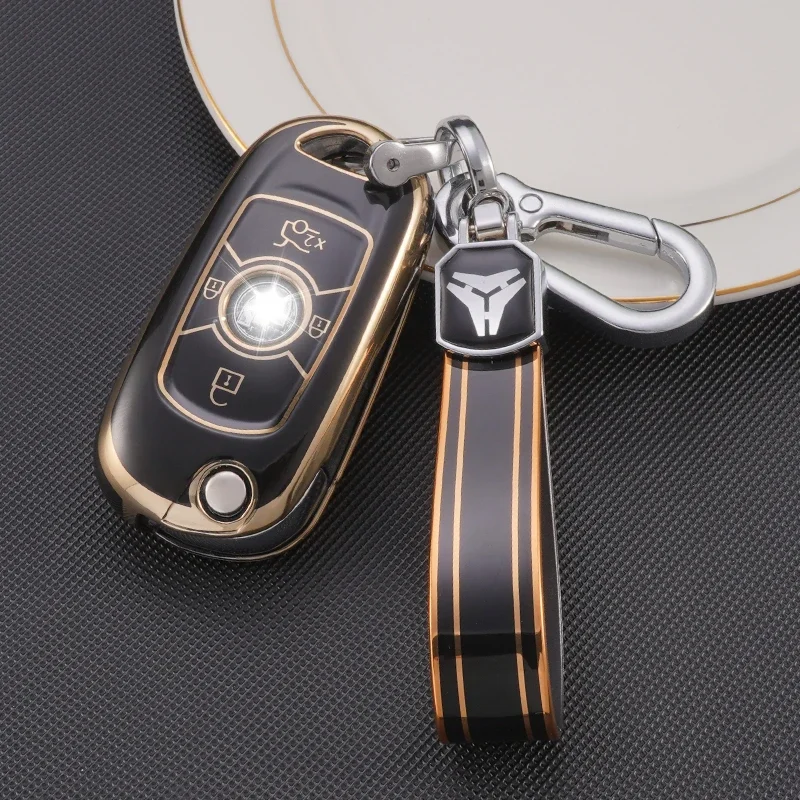 TPU Remote Car Key Case for Opel Vauxhall Astra K Corsa E for Buick VERANO ENCORE GX GL6 Cover Holder Shell Keychain Accessories