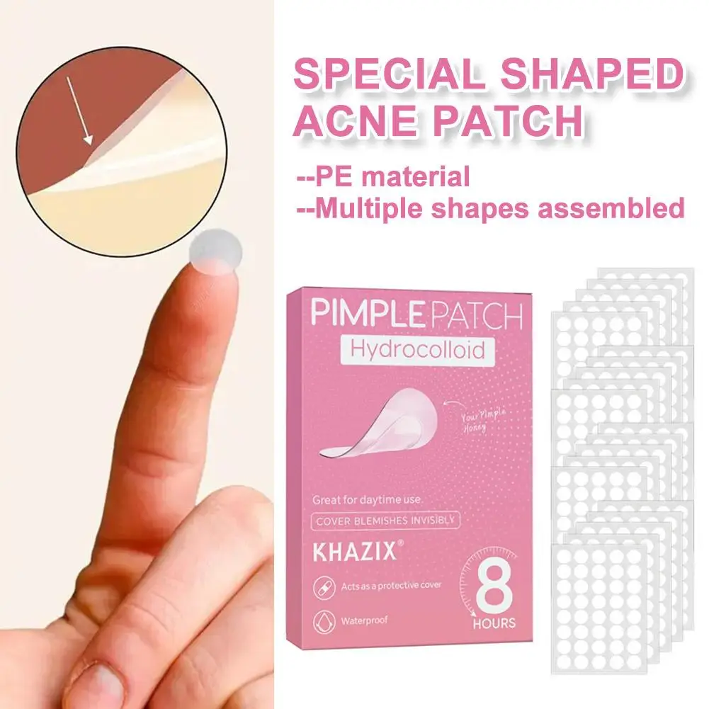 104-800 قطعة من رقع حب الشباب - غير كحولي، تستخدم لامتصاص اهطارات حب الشباب، غير مزعجة، أساسية للعناية بحب الشباب