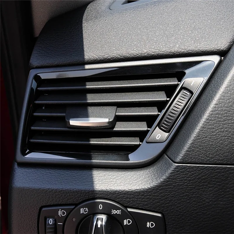 AT21-Dashboard Left Side AC Vent Outlet Grille Cover Assembly For BMW X1 E84 2010-2015 Air Conditioning Accessories