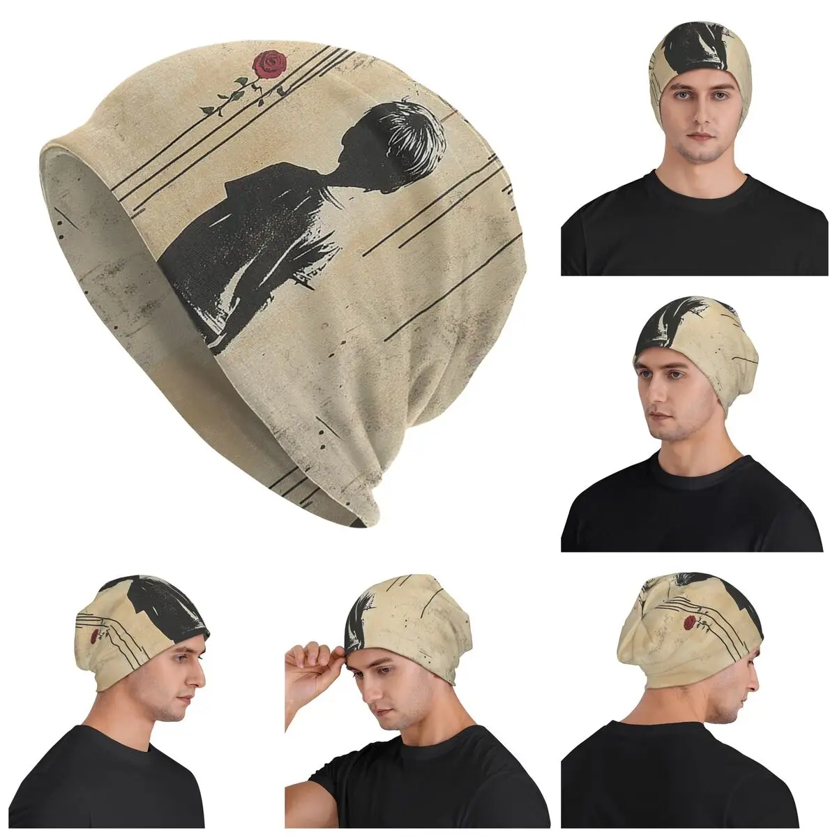 Banksy Graffiti Merchandise Men Women Adult Beanies Caps Knitted Bonnet Hat Warm Hip Hop Autumn Winter Outdoor Skullies Hats