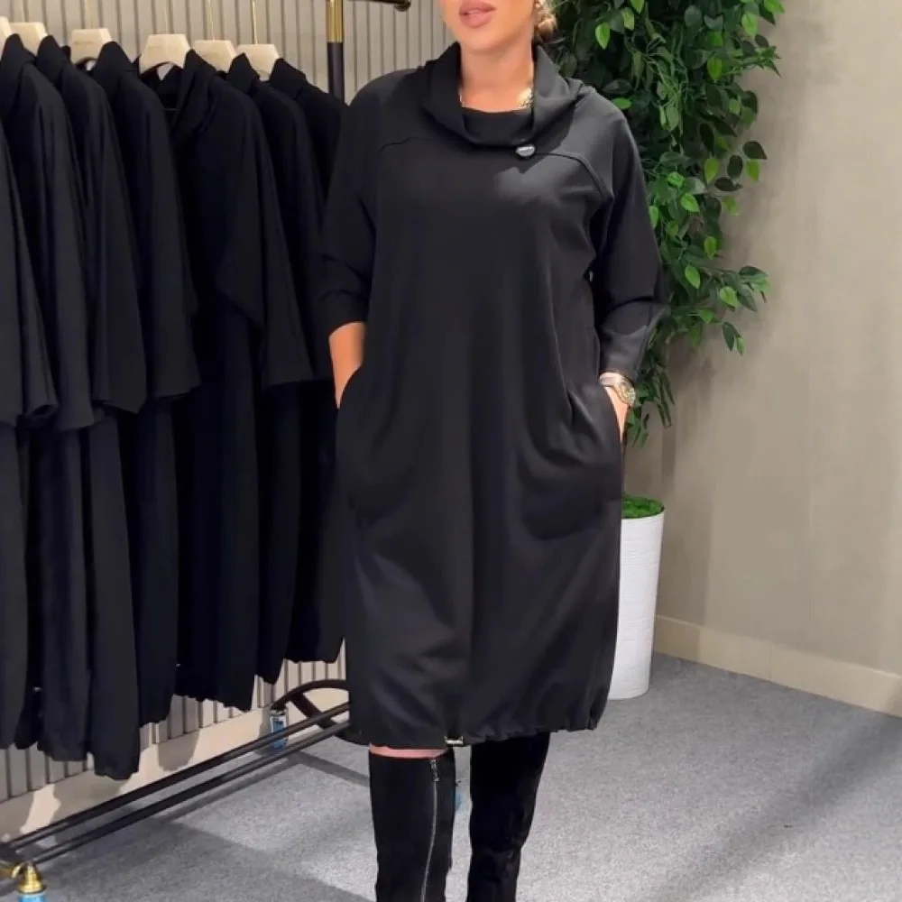 

Autumn and Winter New Retro Long-sleeved Hooded Loose Long-sleeved Sweater Sweatshirt Women