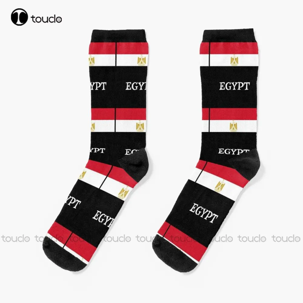 

Egypt National Country Flag Patriotic Sport Socks Slipper Socks For Women 360° Digital Print Custom Gift Streetwear Cartoon