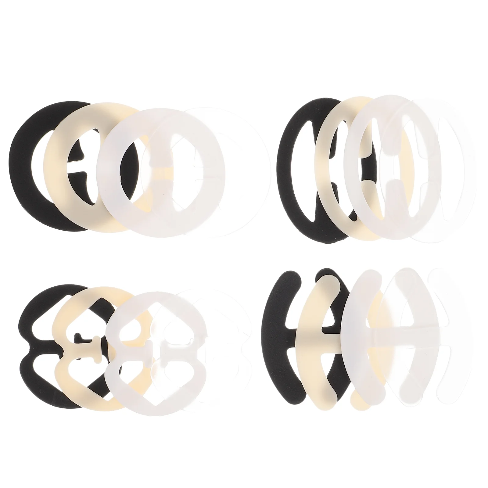 

16 Pcs Bar Strap Holder Hook Clips for Back Clearance Items Shoulder Straps with