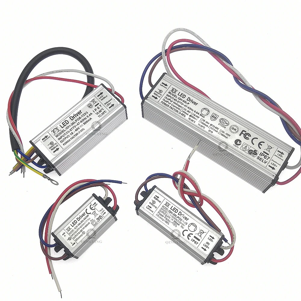 900mA Constant Current LED Driver for Lighting Power Supply High PF 3W 10W 20W 30W 40W 50W 60W 2-3x3W 2-6x3W 6-12x3W 10-20x3W