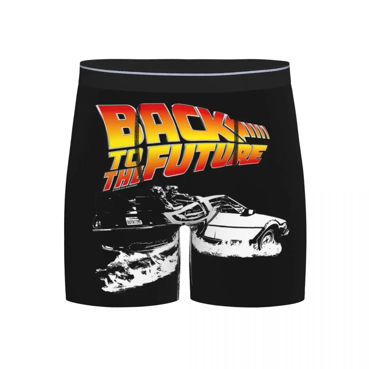 

Long Boxer Underpants Shorts Back To The Future Panties Men Soft Underwear for Homme Man Boyfriend Gift