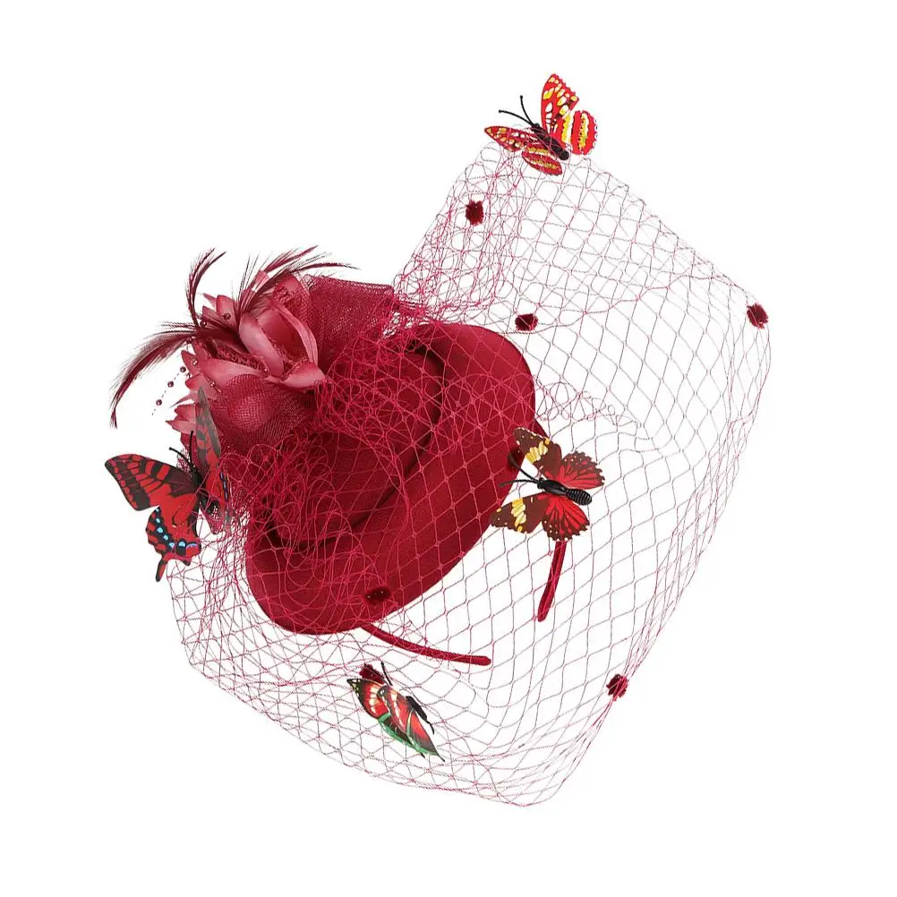 

Mesh Butterfly Hairband Women Headdress Non Fading Durable Mini Hair Accessories Travel Photography Wedding