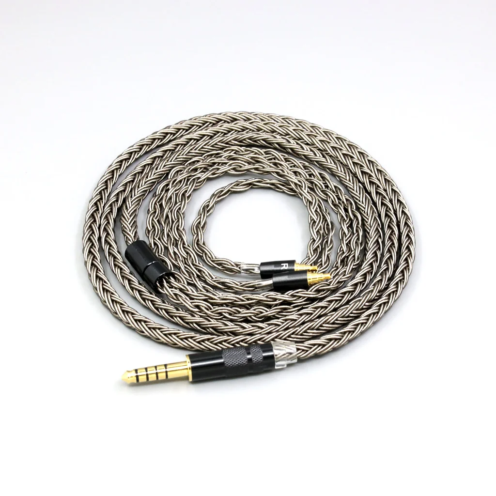 

Grey Silver plated 16 Core High Purity Audio Earphone Cable For Sennheiser IE40pro IE40 Pro 8850
