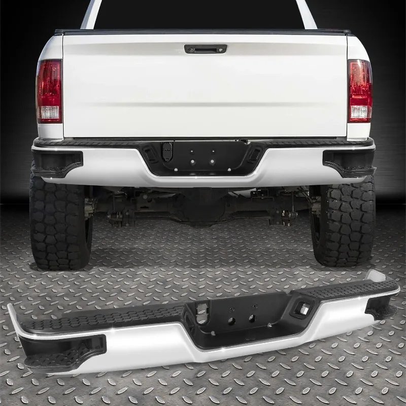 US For 09-23 Dodge Ram 1500/Classic Chrome Rear Bumper w/o Parking Sensor Holes