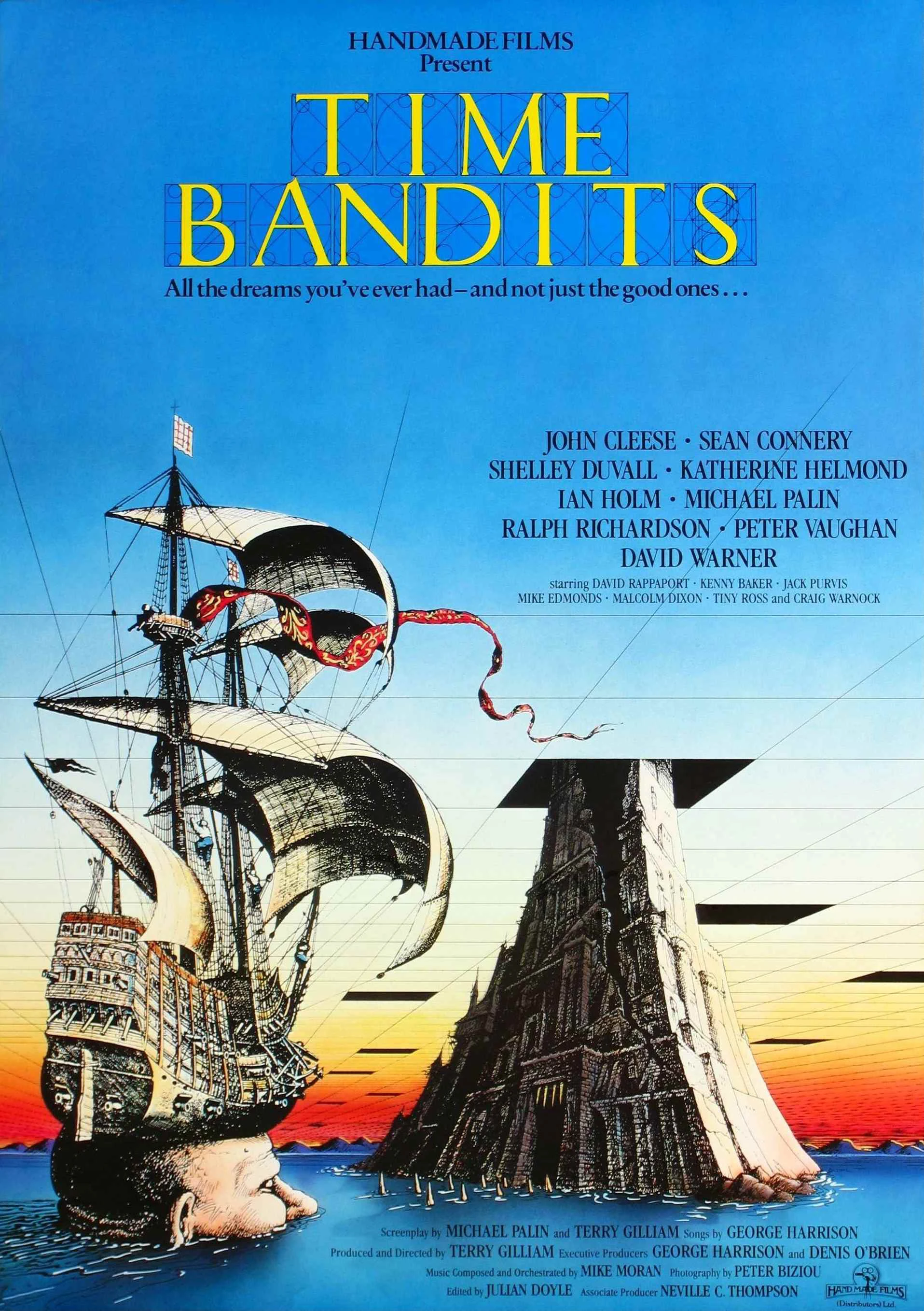 Horror Movie Time Bandits (1981) POSTER Wall Art Home Decorative Painting