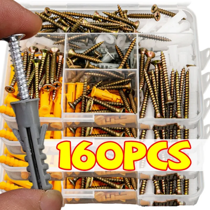 kit-de-sortimento-de-parafusos-de-ancora-para-drywall-plugue-de-ancoras-de-parede-tubos-de-expansao-de-metal-parafusos-auto-roscantes-parafusos-de-cabeca-plana-fixadores-de-parafuso