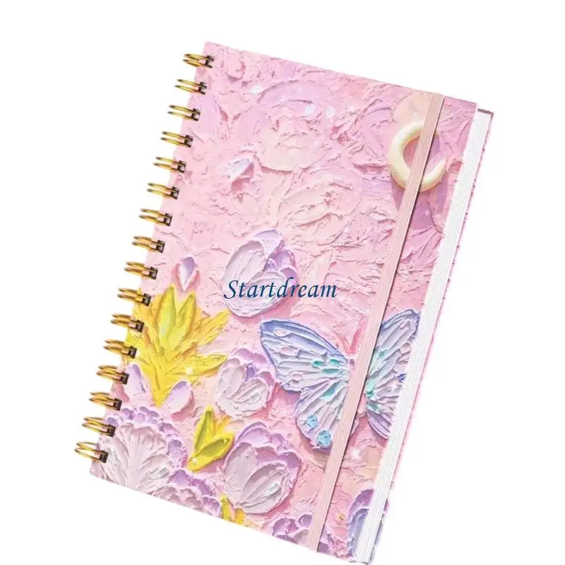 A 5 دفتر ضباط Notebook Notebook Butterfly Notebook Stationery Notepads Notepads Aesthetic Journal Notebook اللوازم المدرسية K92C