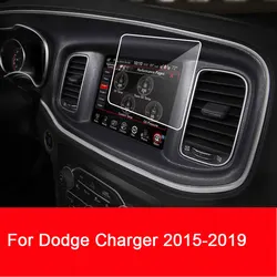 Car Screen Protector For Dodge Charger 2015-2019 Car GPS Navigation Tempered Glass Protective Film Auto Interior Accessories