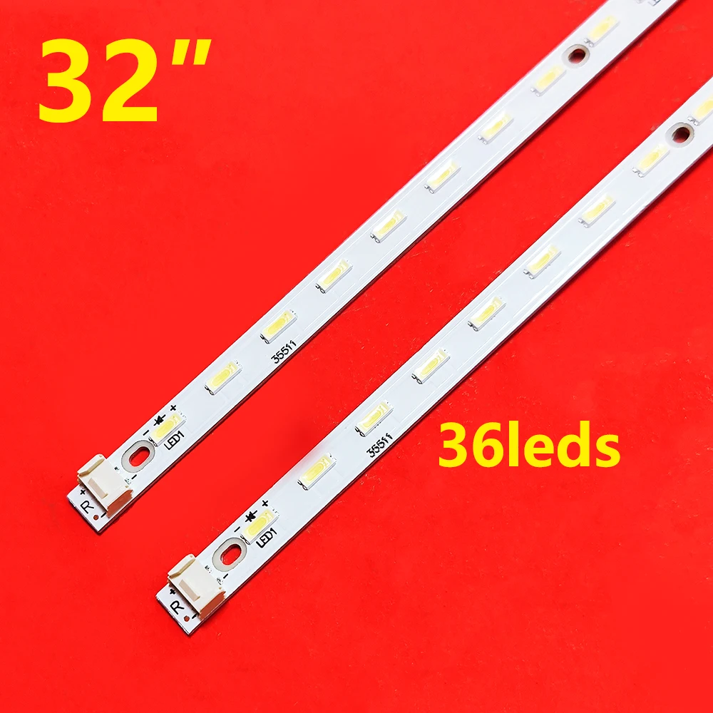 2PCS LED backlight for Tc-l32x30b  Tc-l32x30 36leds new