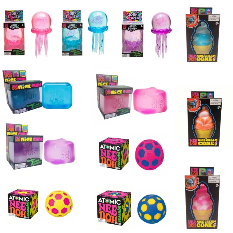 Nouveau produit en 2026 : jouets cubiques exquis de la série Schylling Needoh, utilisables pour soulager le stress et qui font partie des jouets sensoriels.