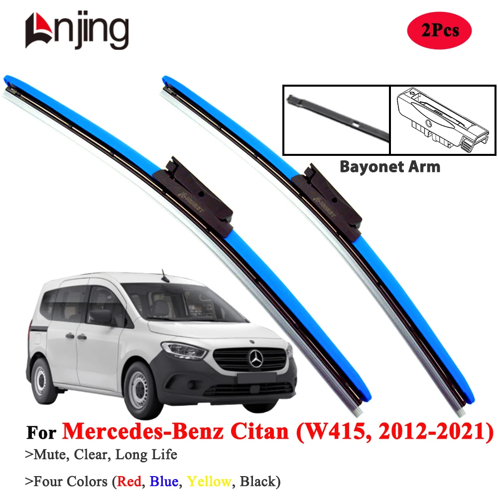 

LNJING Wiper Blades For Mercedes Benz Citan W415 2012-2021