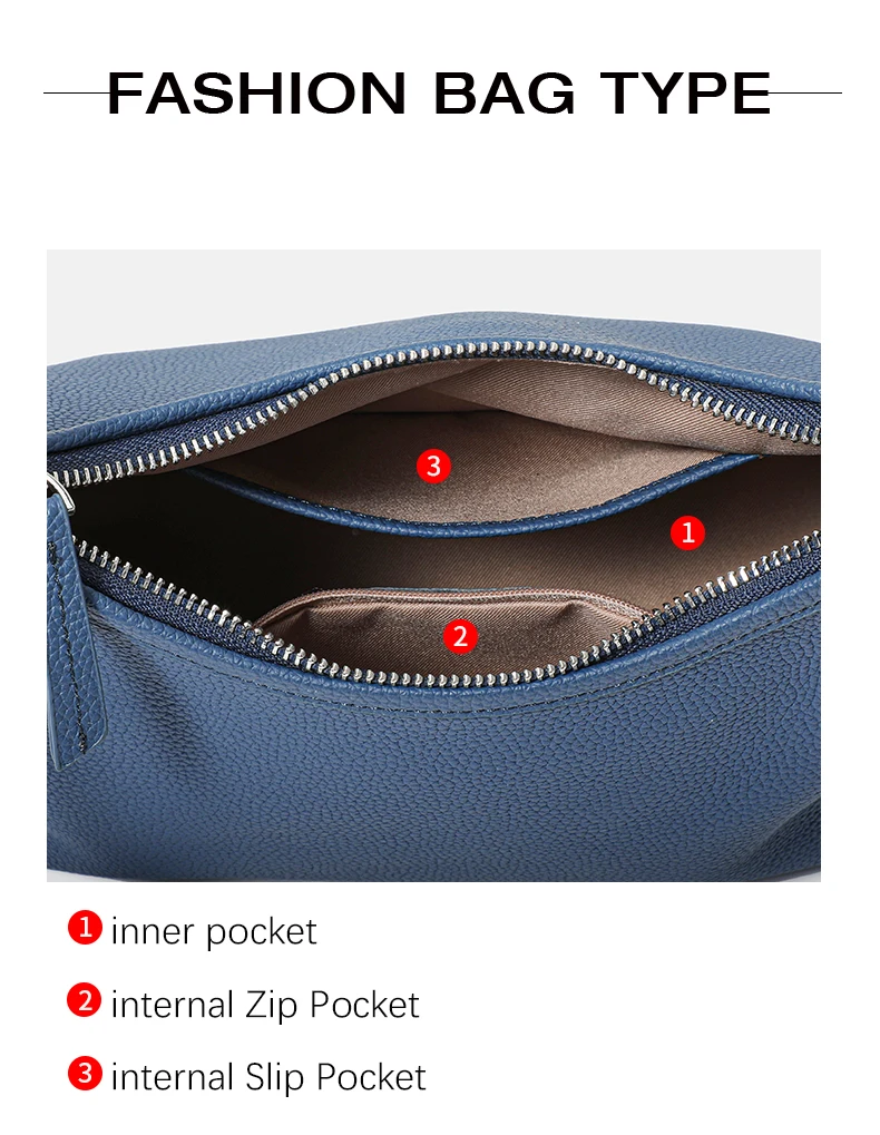 AIDRANI Leder-Umhängetasche aus Rindsleder mit großer Kapazität, Damen-Unterarmtasche, lässiges Nischendesign, weich – Detail 6