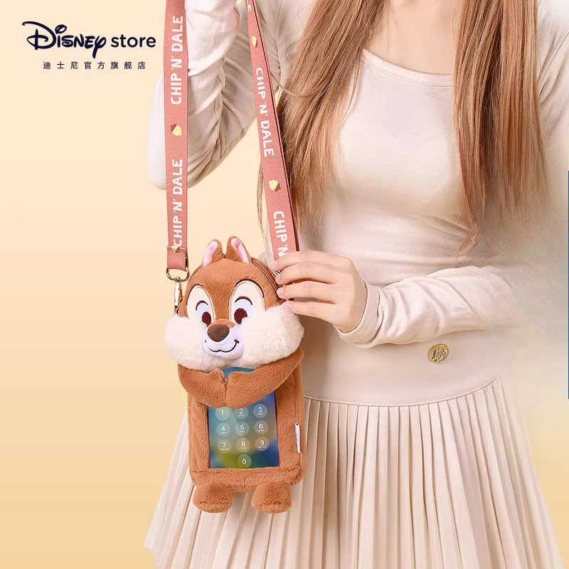 

Original Disney Official Pixar Lots-o '- Huggin' Bear Chip&Dale Crossbody Phone Bag Outdoor Commuting Bag Birthday Xmas Gift