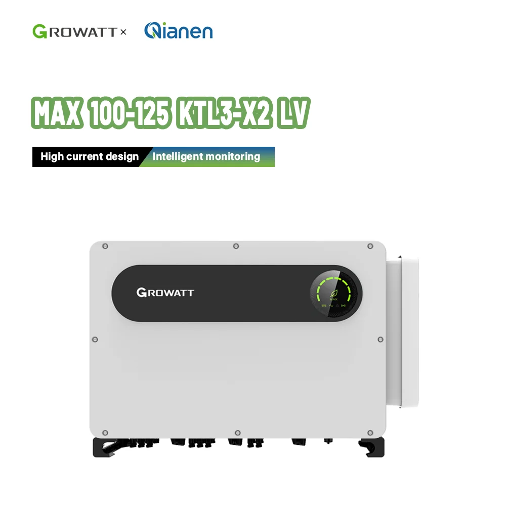 MAX100-125KTL3-X2  On-Grid Solar Inverter Dual Output Three-Phase Commercial Industrial Energy System Triple MPPTs view 2