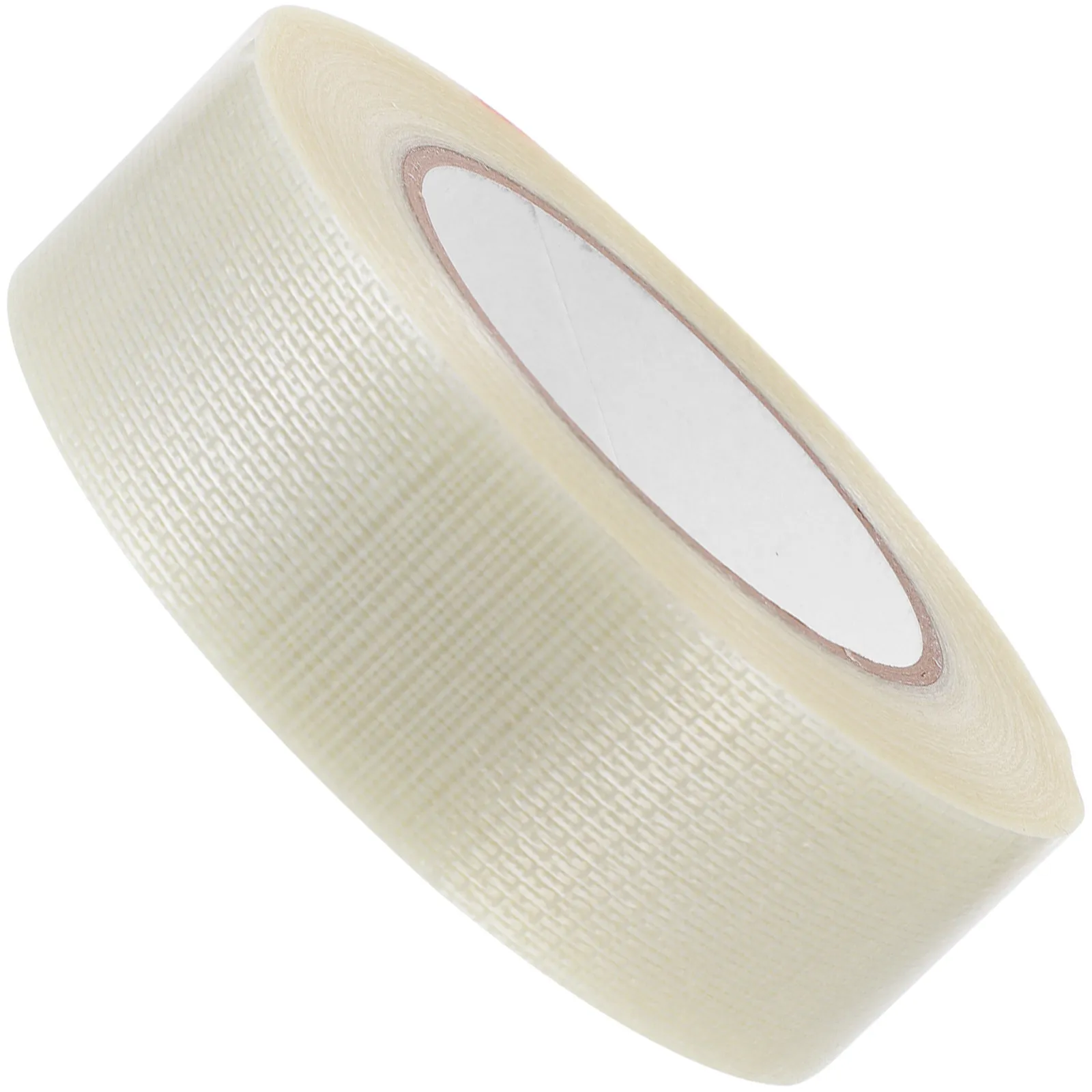 

1 Roll Fiberglass Tape Transparent Heat Resistant Reinforced Strapping Tape for Tent Tarp Repair Sealing Packaging Industrial