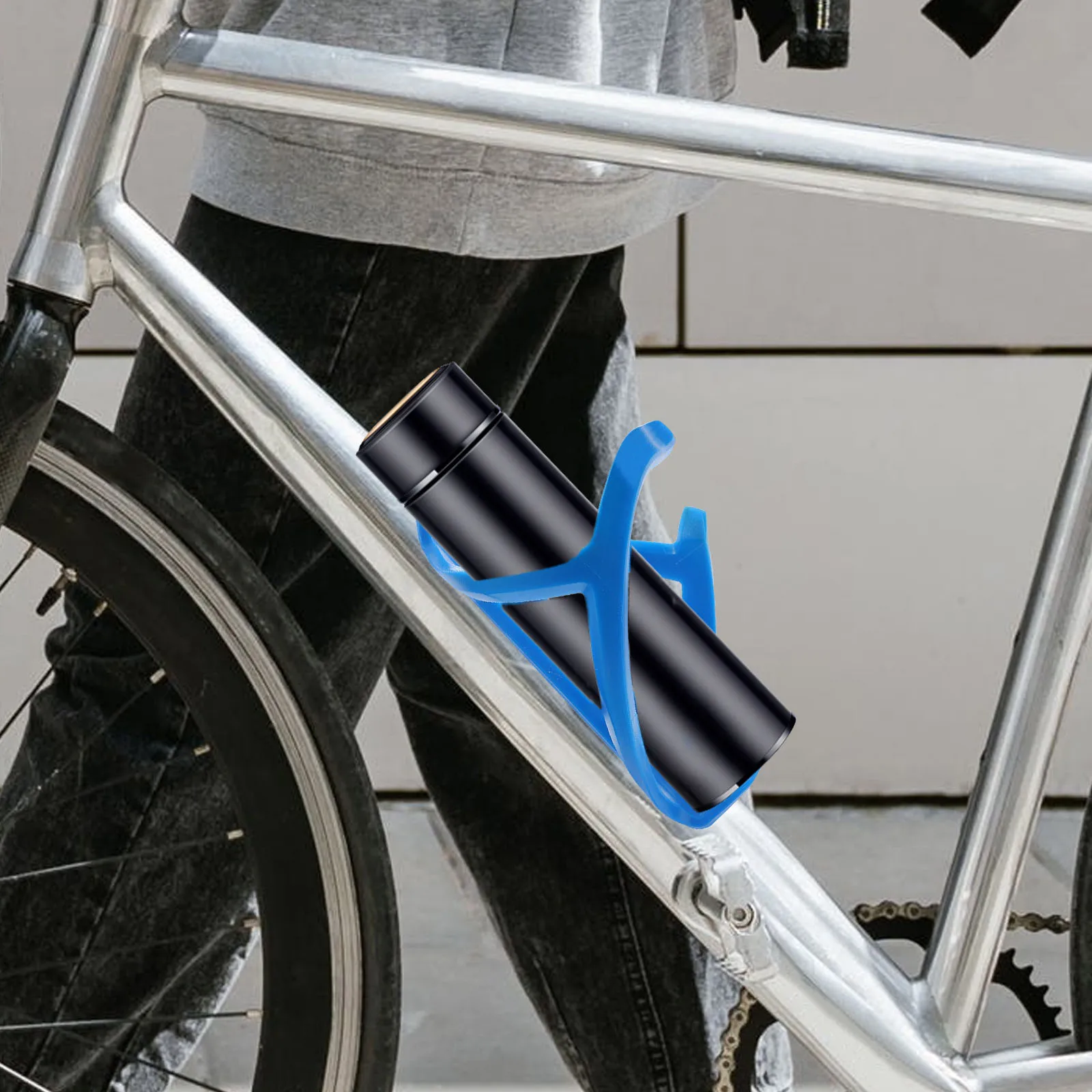 

Bike Water Bottle Rack Holder Kettle Storage Stand Durable Plastic Cycling Bottle Shelf Organizer Lightweight Fit Most