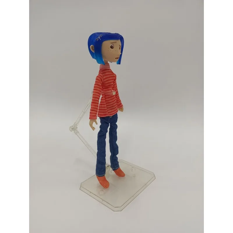 2026 New Anime Coraline Raincoat Version Kawaii Q Version Figure PVC Model Toys Doll Ornament Gifts view 6