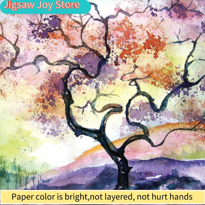 

Пазл 75*50 см, 1000 деталей, «Одинокое дерево», для домашнего декора, рисунок, для взрослых, снятия стресса, развивающая игрушка