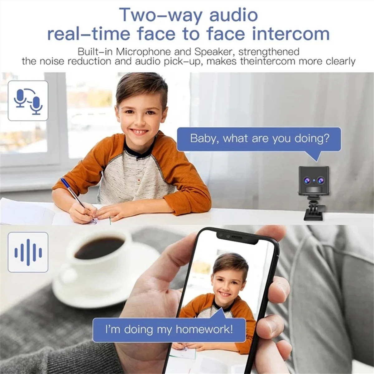 

AB-4G HD Mini Dual Lens Camera 3000mAh PIR Night Vision Motion Human Detection IP Surveillance Video Camcorder