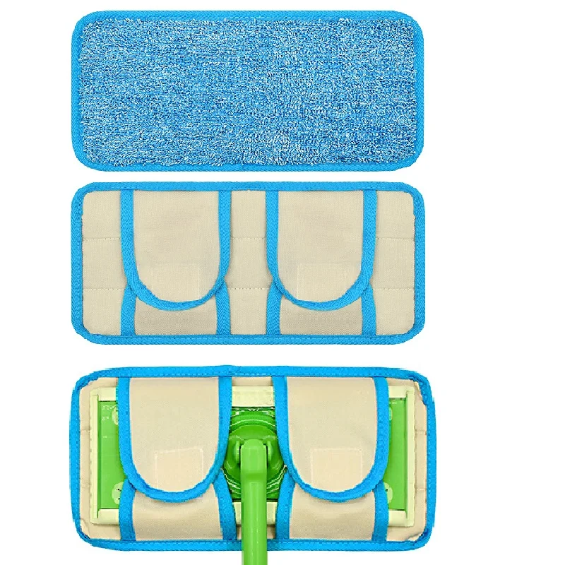 1/2PCS Mop Pad for Swiffer Sweeper Microfiber Floor Washable Reusable Mop Cloths Wet and Dry Flip Mop Cleaning Tools