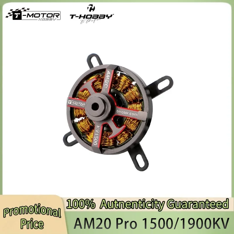 

T-MOTOR T-HOBBY AM20 Pro 1500KV/1900KV 1-2S Brushless Motor for RC Rigid Wing Aircraft Drone RC Plane Spare Parts
