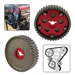 2pcs Adjustable Cam Gear Pulleys Fit for Suzuki Swift GTI GTS G13B 1.3L DOHC 1986-1999