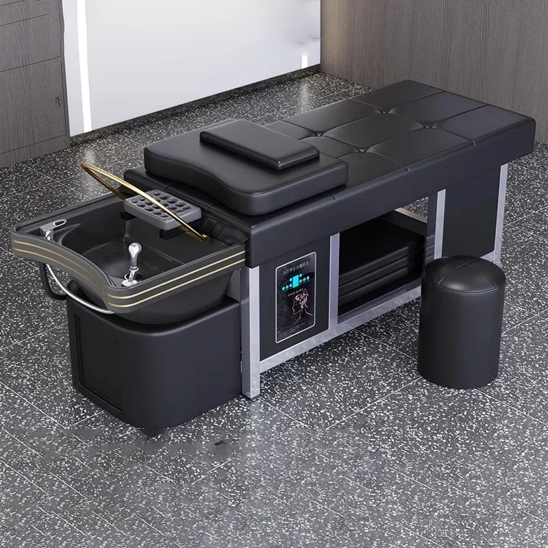 

Salon Chairs Hair Stylist Professional Hairdressing Chair Massage Shampoo Shaving Spa Machine Makeup Cama Abatible Bed Beauty