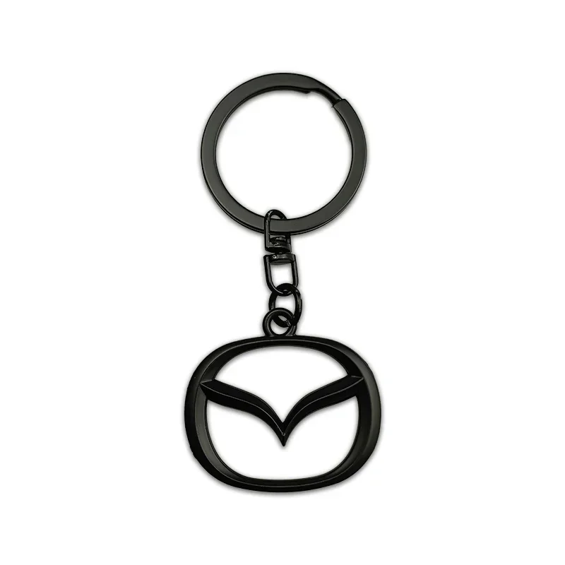 Car Key Ring Holder Metal Keychain Pendant for Mazda MS Speed CX4 6 Atenza 3 Axela 2 MX5 CX7 CX5 CX9 323 RX8 626 CX30 Bt50