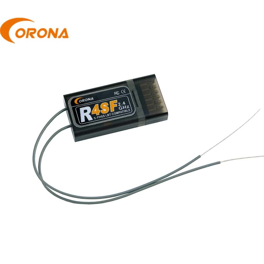 

Corona R4SF 4 Channels Futaba S-FHSS FHSS Protocol Compatible Receiver for T6J T8J T10J T14SG RC Plane Car Model Accessory