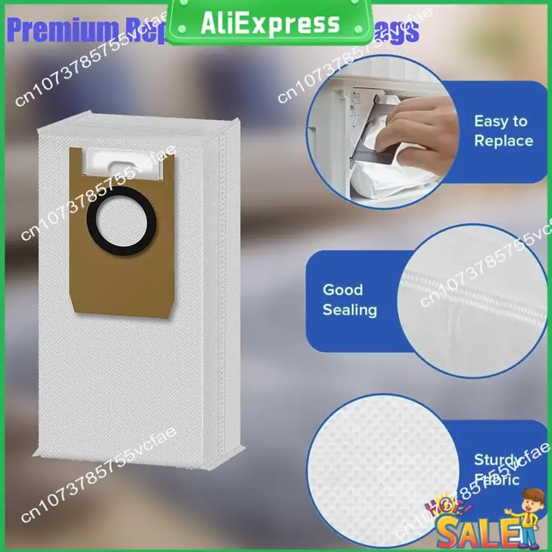 A04R S1 Pro Replacement Parts Main Brush X1,Side Brush X6, Washable Filter X4 Dust Bag X4, Rolling Mop X3