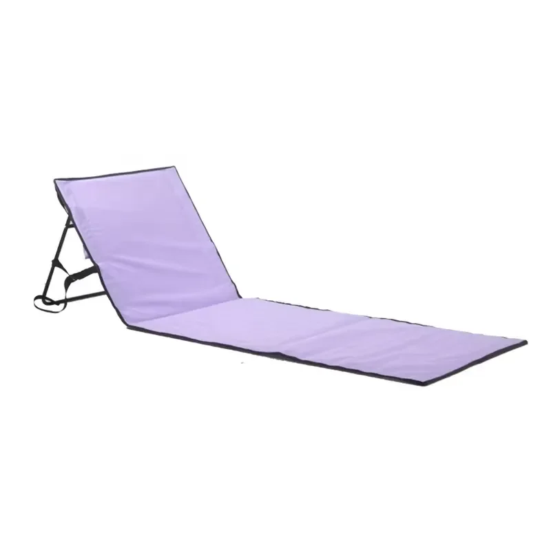 for Durable Portable Camping Mattress Multi-functional Folding Steel Chair Adjustable Beach Picnic